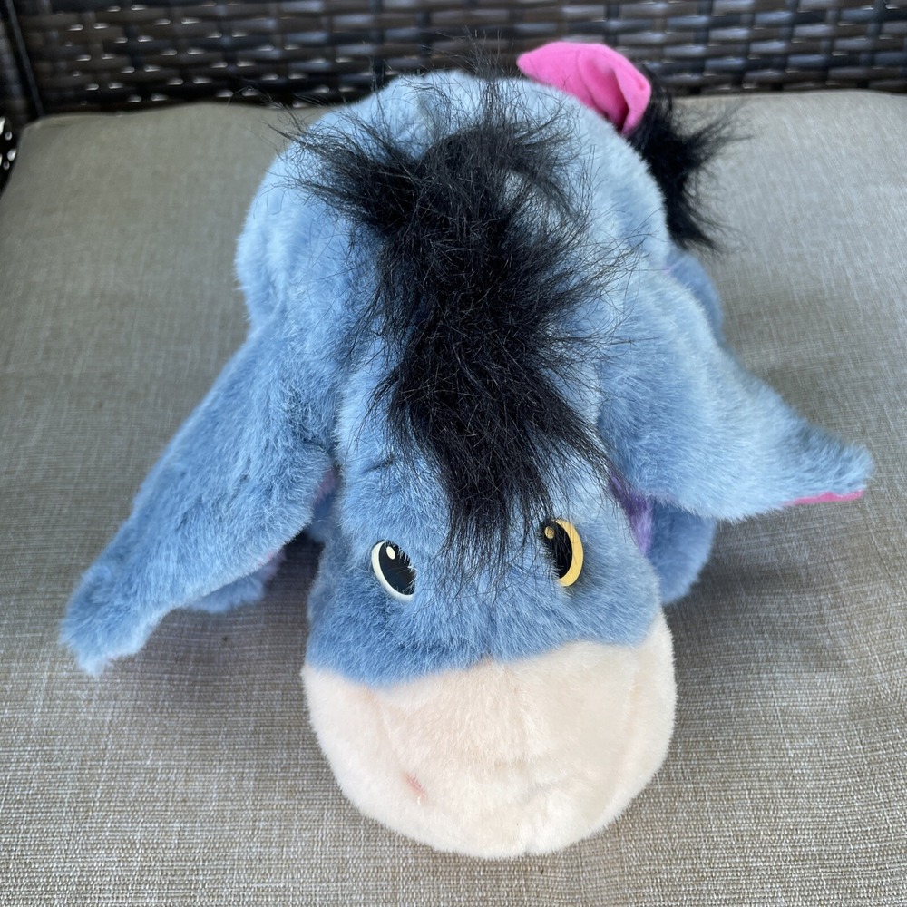 Ask Me More Eeyore 1999 Disney Plush Stuffed Animal Winnie the Pooh Not Working